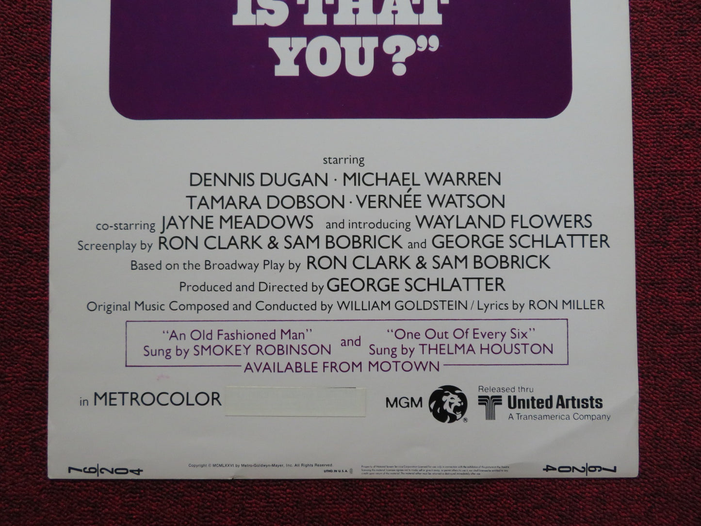 NORMAN... IS THAT YOU? US INSERT (14"x 36") POSTER REDD FOXX PEARL BAILEY 1976 - Rendezvous Cinema