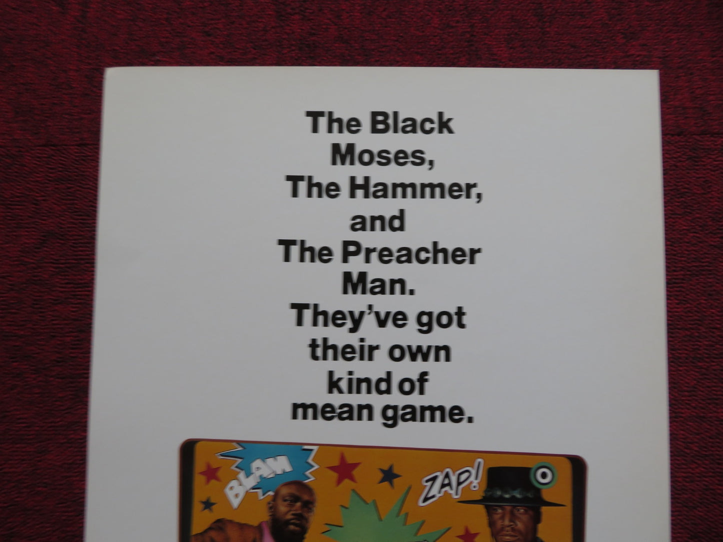 THREE TOUGH GUYS US INSERT (14"x 36") POSTER ISAAC HAYES LINO VENTURA 1974 - Rendezvous Cinema