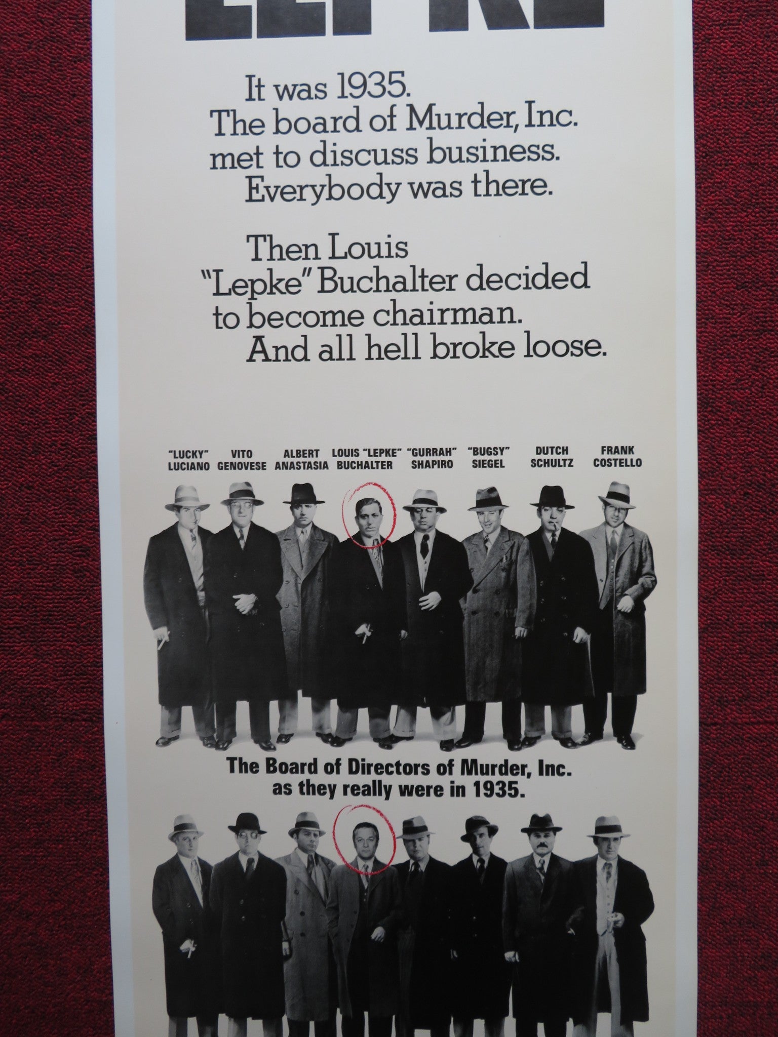 LEPKE US INSERT (14"x 36") POSTER TONY CURTIS ANJANETTE COMER 1974 - Rendezvous Cinema