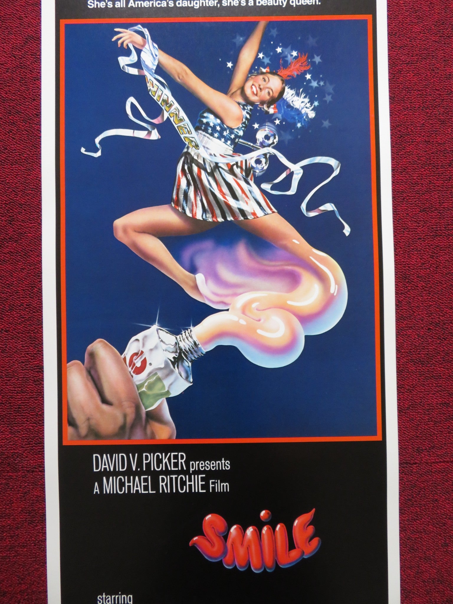 SMILE US INSERT (14"x 36") POSTER BRUCE DERN MICHAEL RITCHIE 1975 - Rendezvous Cinema