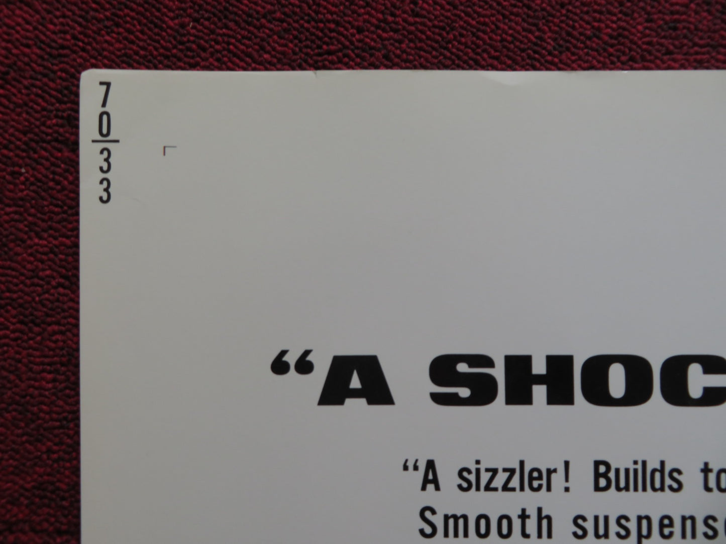 COLOSSUS THE FORBIN PROJECT US HALF SHEET (22"x 28") POSTER ERIC BRAEDEN 1970 - Rendezvous Cinema