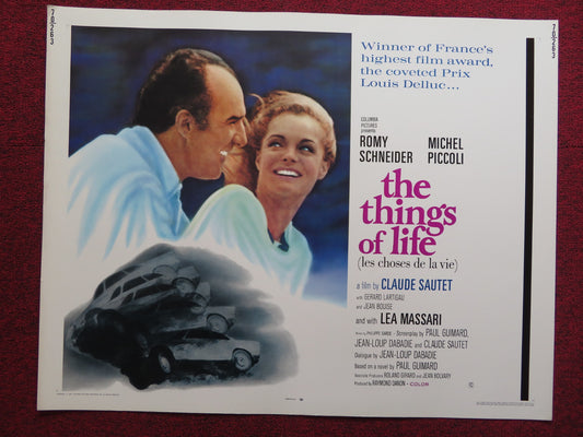 THE THINGS FOR LIFE / LES CHOSES DE LA VIE US HALF SHEET (22"x 28") POSTER 1970 - Rendezvous Cinema