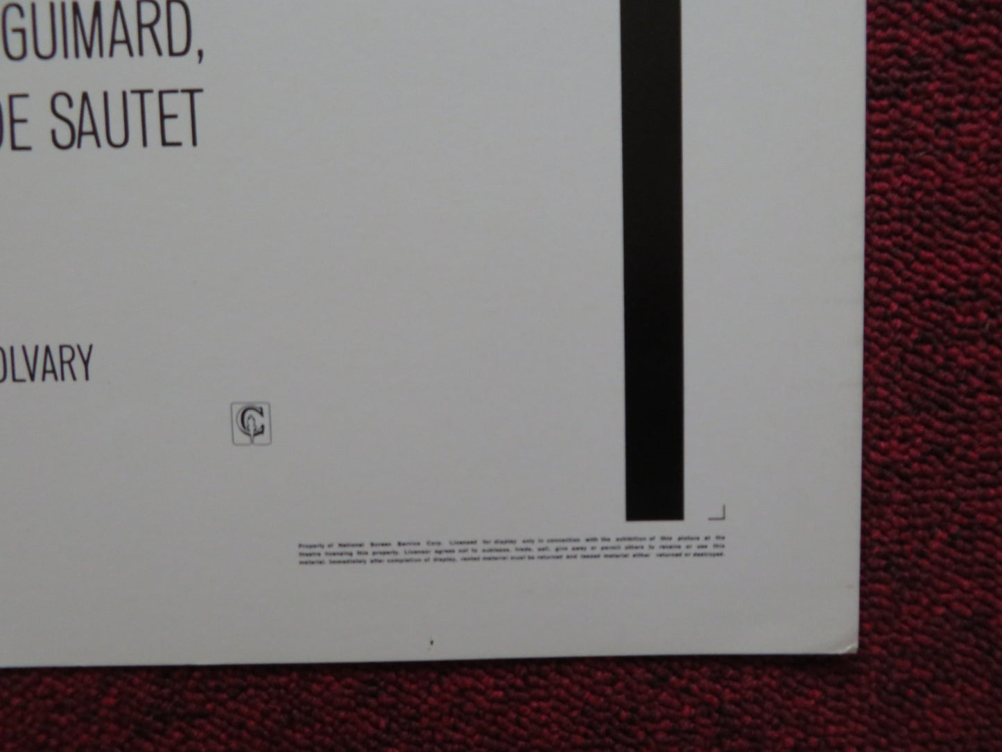 THE THINGS FOR LIFE / LES CHOSES DE LA VIE US HALF SHEET (22"x 28") POSTER 1970 - Rendezvous Cinema