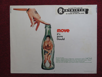 MOVE US HALF SHEET (22"x 28") POSTER ELLIOTT GOULD PAULA PRENTISS 1970 - Rendezvous Cinema