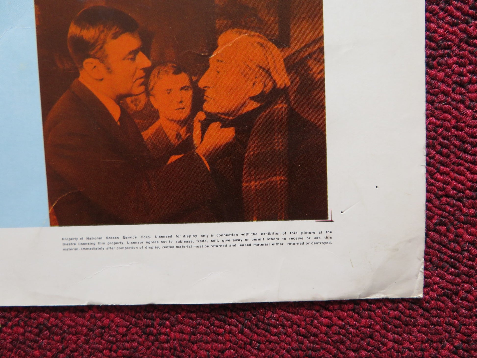 DEAD RUN US HALF SHEET (22"x 28") POSTER PETER LAWFORD GEROGES GERET 1969 - Rendezvous Cinema