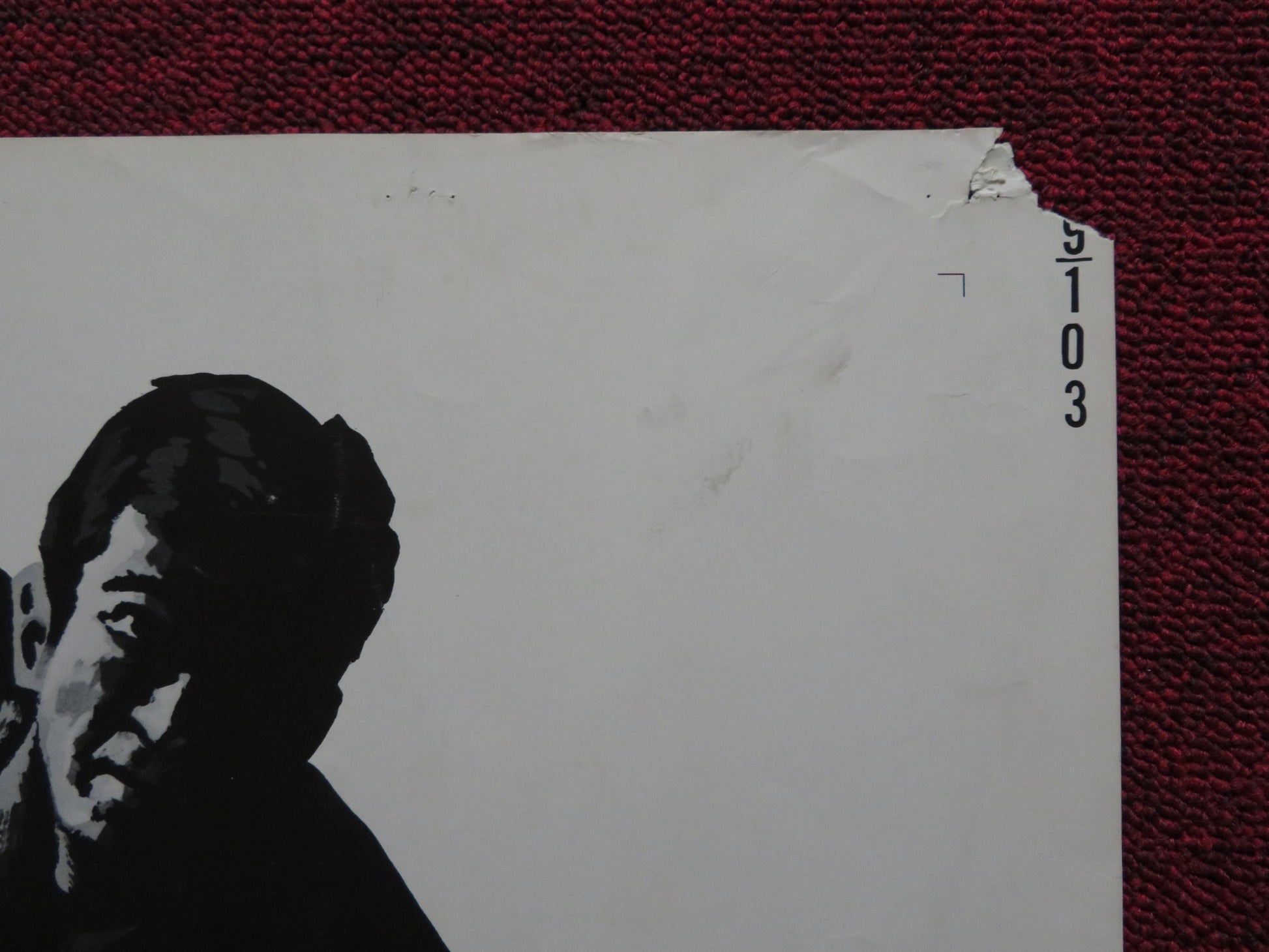 DEAD RUN US HALF SHEET (22"x 28") POSTER PETER LAWFORD GEROGES GERET 1969 - Rendezvous Cinema