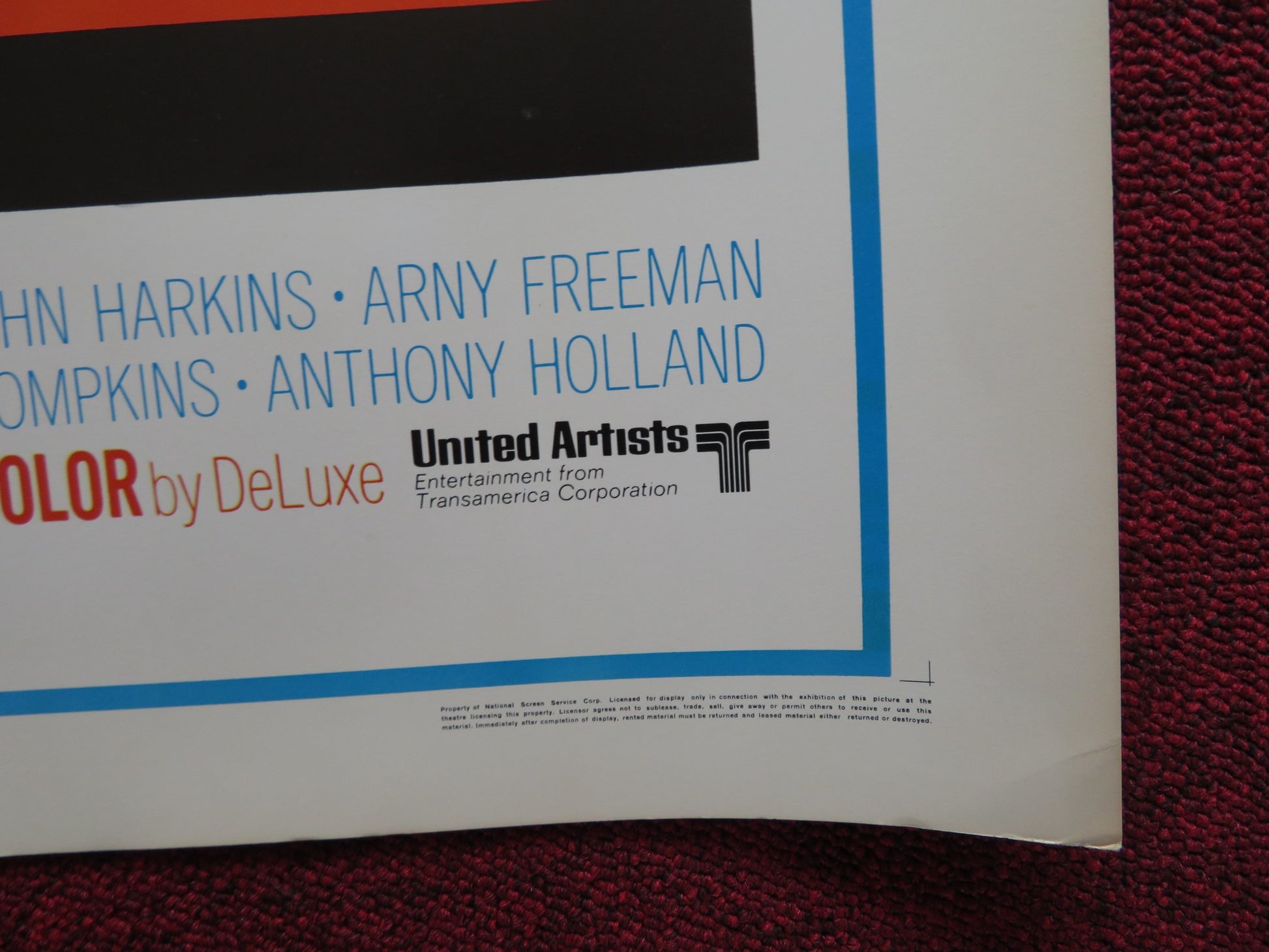 POPI US HALF SHEET (22"x 28") POSTER ALAN ARKIN 1969 - Rendezvous Cinema