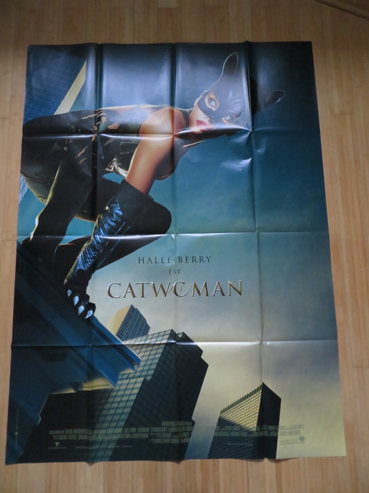 CATWOMAN FRENCH GRANDE POSTER HALLE BERRY SHARON STONE 2004