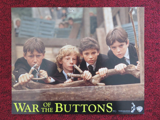 WAR OF THE BUTTONS - B LOBBY CARD GREG FITZGERALD GERARD KEARNEY 1994