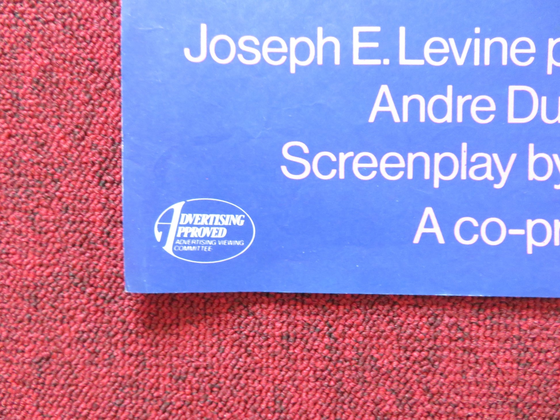 AND NOW MY LOVE UK QUAD POSTER FOLDED MARTHE KELLER ANDRE DUSSOLLIER 1974 - Rendezvous Cinema