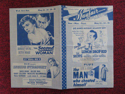 MAYFAIR THEATRE MOVIE PROGRAM-B BOB HOPE BETTE DAVIS GREGORY PECK - Rendezvous Cinema