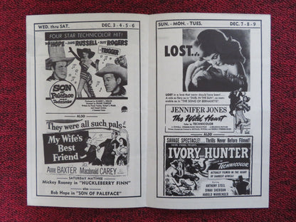 MAYFAIR THEATRE MOVIE PROGRAM-C BOB HOPE BING CROSBY - Rendezvous Cinema