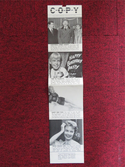 COPY FLYER DEC 21, 1956 RKO RADIO DEBBIE REYNOLDS PATTI MCCORMACK - Rendezvous Cinema