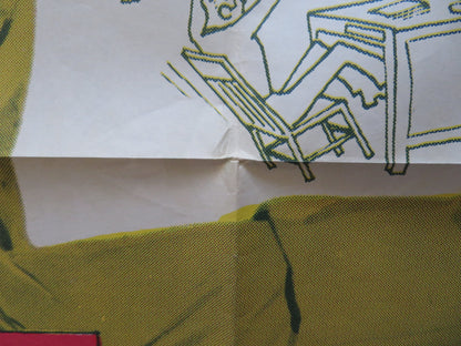 THE HORIZONTAL LIEUTENANT FOLDED US ONE SHEET POSTER JIM HUTTON P. PRENTISS 1962 - Rendezvous Cinema