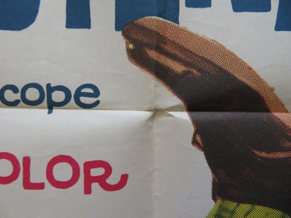 THE HORIZONTAL LIEUTENANT FOLDED US ONE SHEET POSTER JIM HUTTON P. PRENTISS 1962 - Rendezvous Cinema