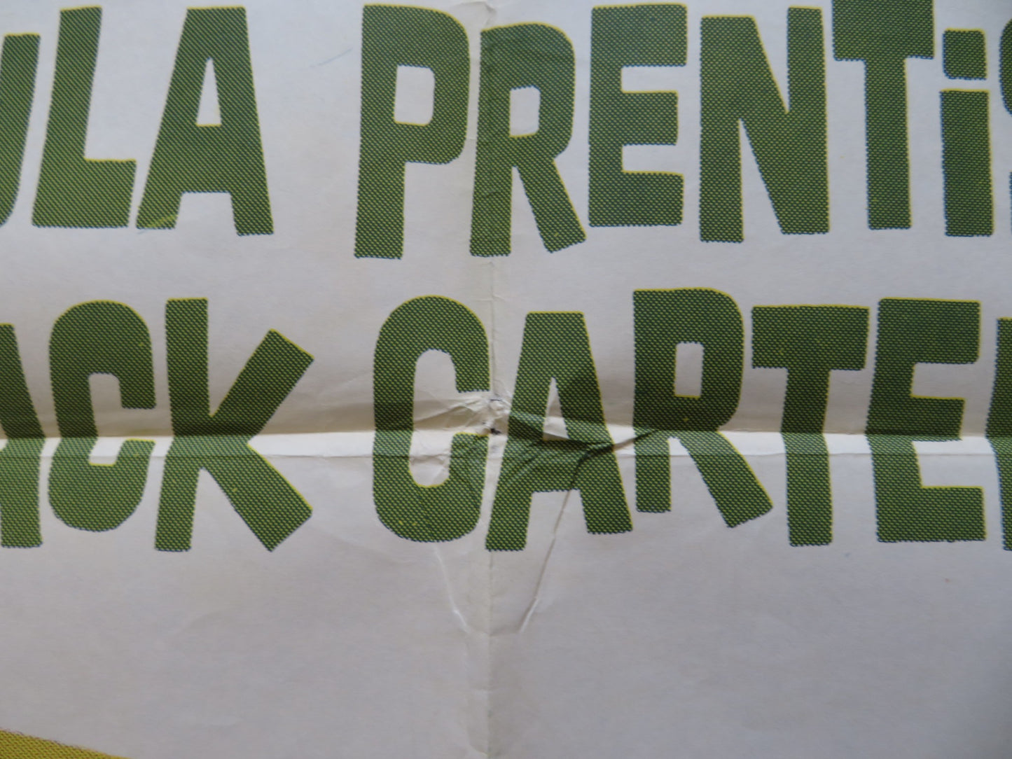 THE HORIZONTAL LIEUTENANT FOLDED US ONE SHEET POSTER JIM HUTTON P. PRENTISS 1962 - Rendezvous Cinema