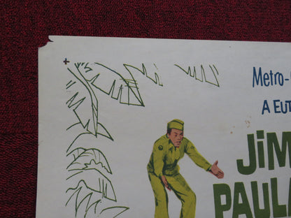THE HORIZONTAL LIEUTENANT FOLDED US ONE SHEET POSTER JIM HUTTON P. PRENTISS 1962 - Rendezvous Cinema