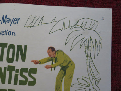 THE HORIZONTAL LIEUTENANT FOLDED US ONE SHEET POSTER JIM HUTTON P. PRENTISS 1962 - Rendezvous Cinema