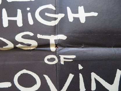 THE HIGH COST OF LOVING FOLDED US ONE SHEET POSTER JOSE FERRER JIM BACKUS 1958 - Rendezvous Cinema