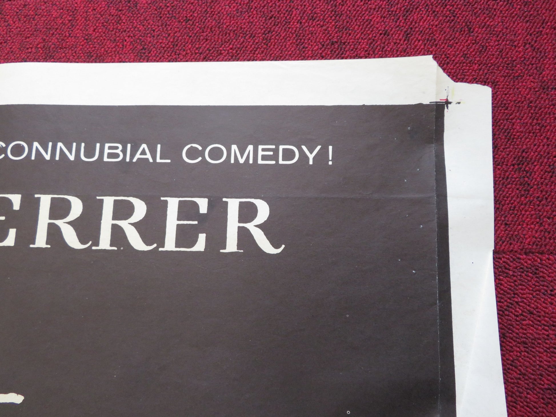 THE HIGH COST OF LOVING FOLDED US ONE SHEET POSTER JOSE FERRER JIM BACKUS 1958 - Rendezvous Cinema