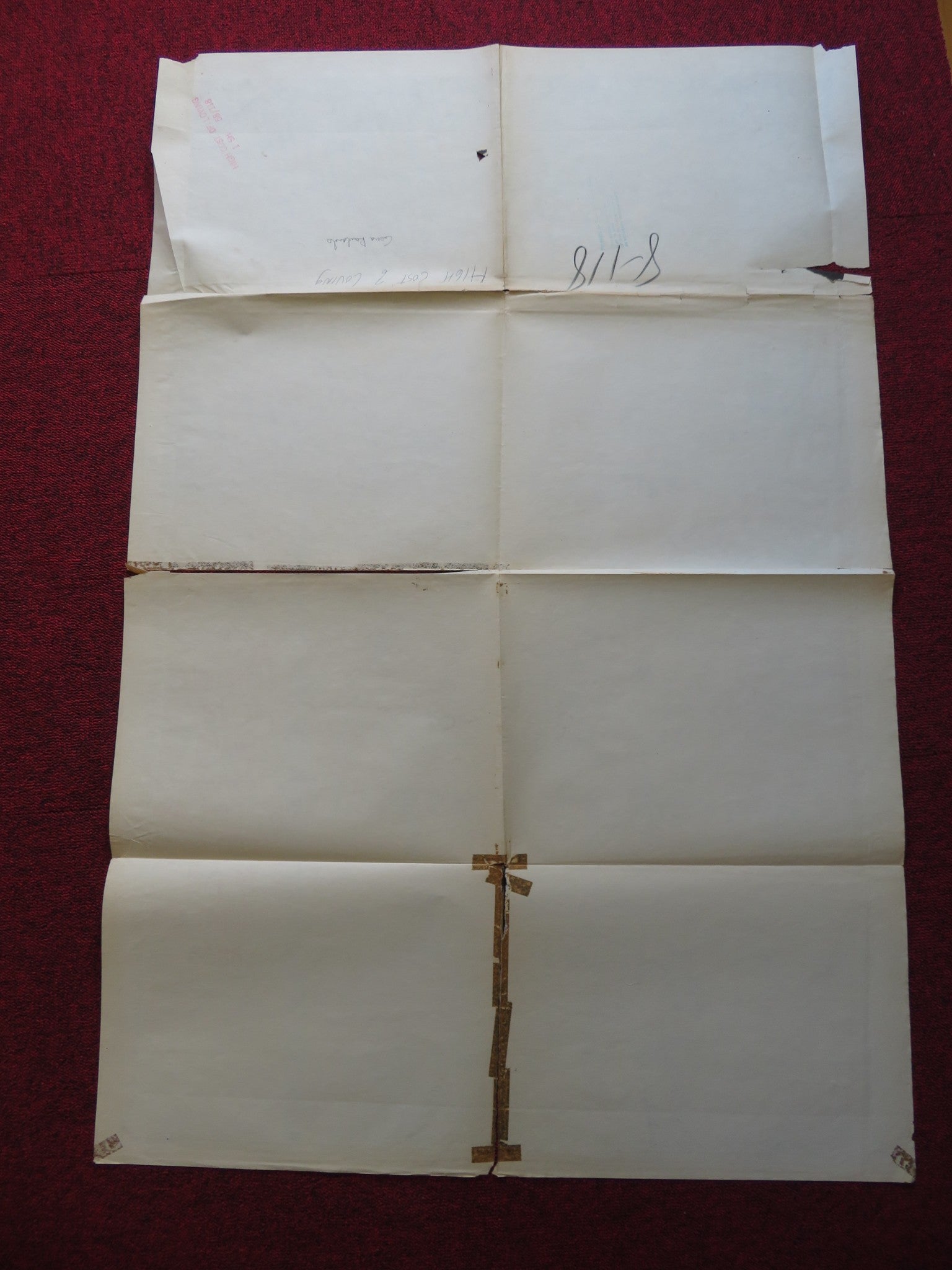 THE HIGH COST OF LOVING FOLDED US ONE SHEET POSTER JOSE FERRER JIM BACKUS 1958 - Rendezvous Cinema