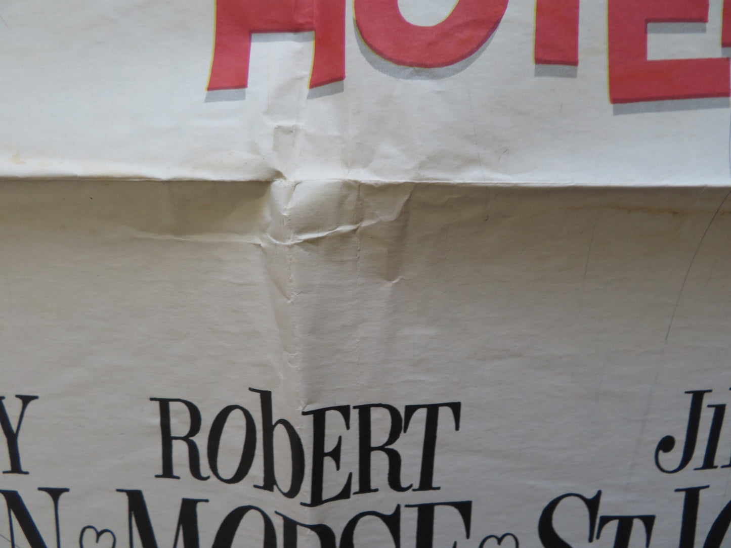 HONEYMOON HOTEL FOLDED US ONE SHEET POSTER ROBERT GOULET NANCY KWAN 1964 - Rendezvous Cinema