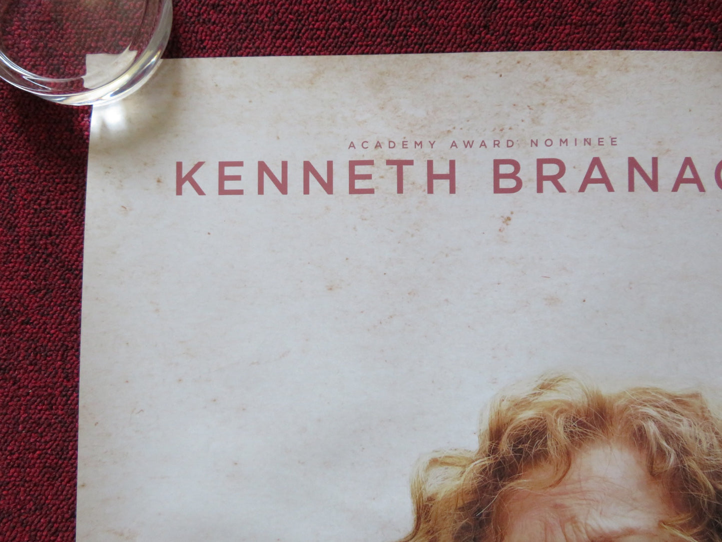 ALL IS TRUE UK QUAD (30"x 40") ROLLED POSTER KENNETH BRANAGH JUDI DENCH 2018 - Rendezvous Cinema