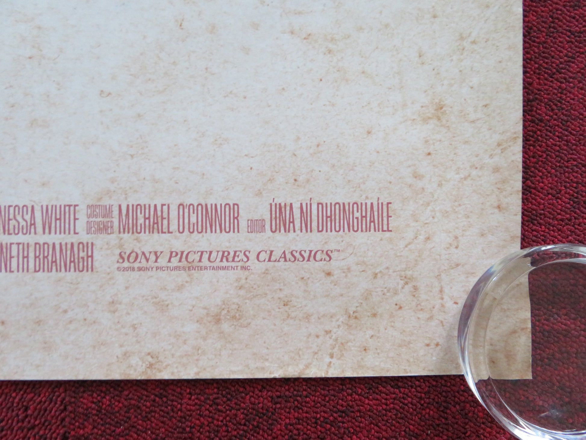 ALL IS TRUE UK QUAD (30"x 40") ROLLED POSTER KENNETH BRANAGH JUDI DENCH 2018 - Rendezvous Cinema