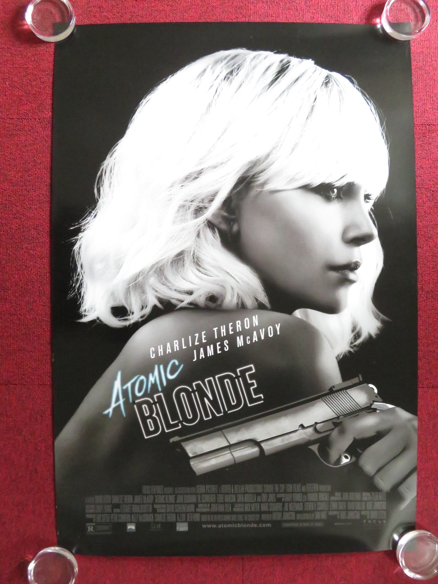 ATOMIC BLONDE US ONE SHEET ROLLED POSTER CHARLIZE THERON JAMES MCAVOY 2017 - Rendezvous Cinema