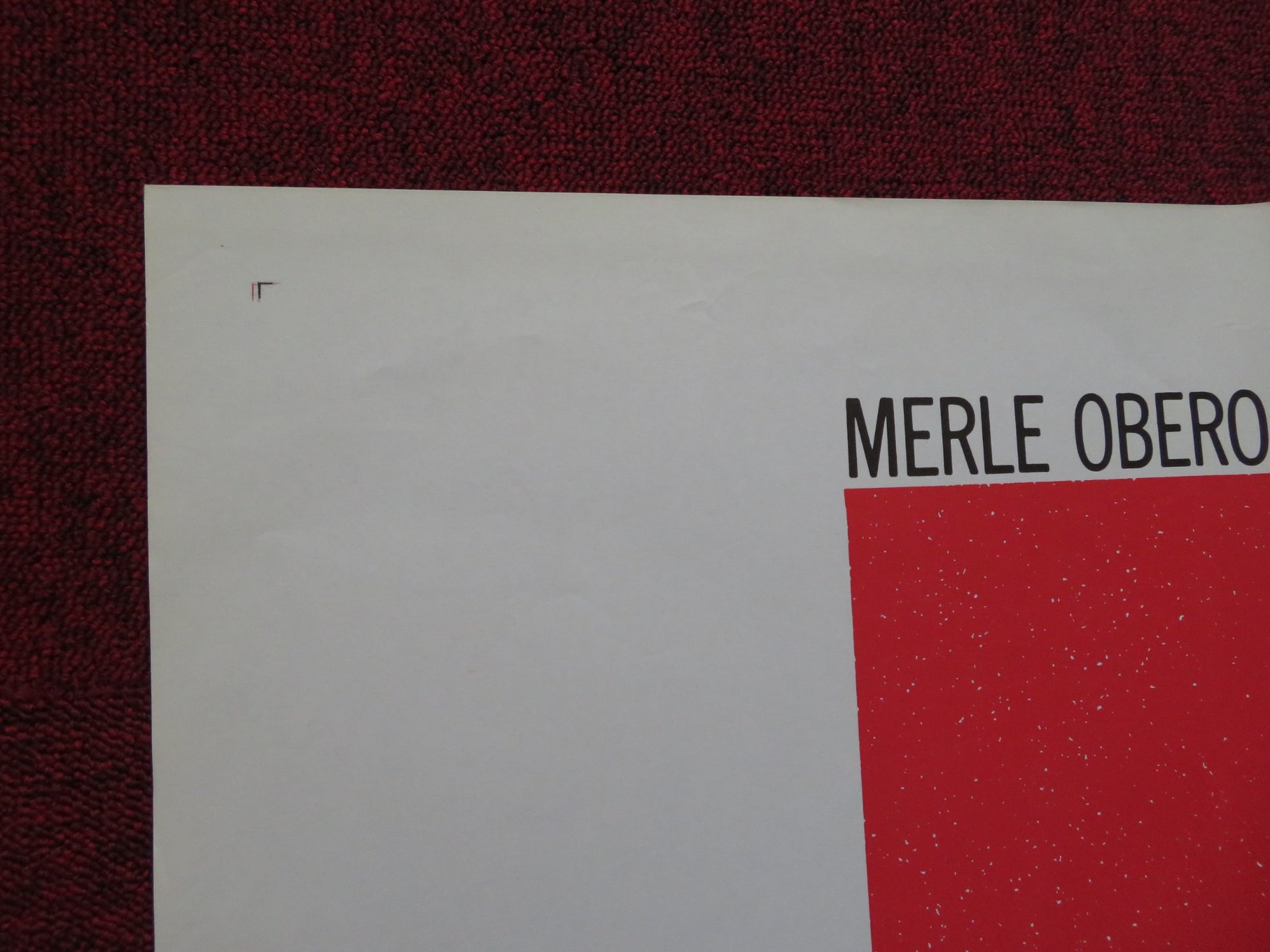 OF LOVE AND DESIRE FOLDED US ONE SHEET POSTER MERLE OBERON STEVE COCHRAN 1963 - Rendezvous Cinema