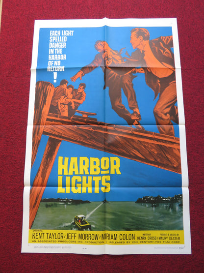 HARBOR LIGHTS FOLDED US ONE SHEET POSTER MIRIAM COLON KENT TAYLOR 1963 - Rendezvous Cinema