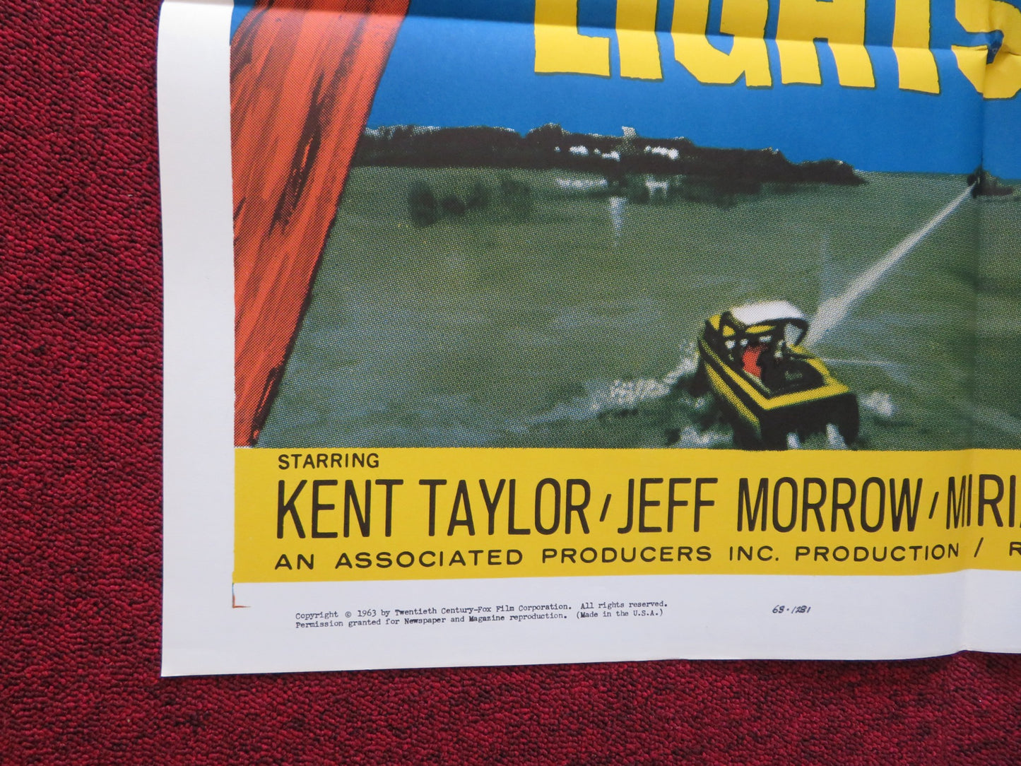 HARBOR LIGHTS FOLDED US ONE SHEET POSTER MIRIAM COLON KENT TAYLOR 1963 - Rendezvous Cinema