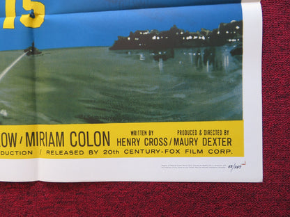 HARBOR LIGHTS FOLDED US ONE SHEET POSTER MIRIAM COLON KENT TAYLOR 1963 - Rendezvous Cinema