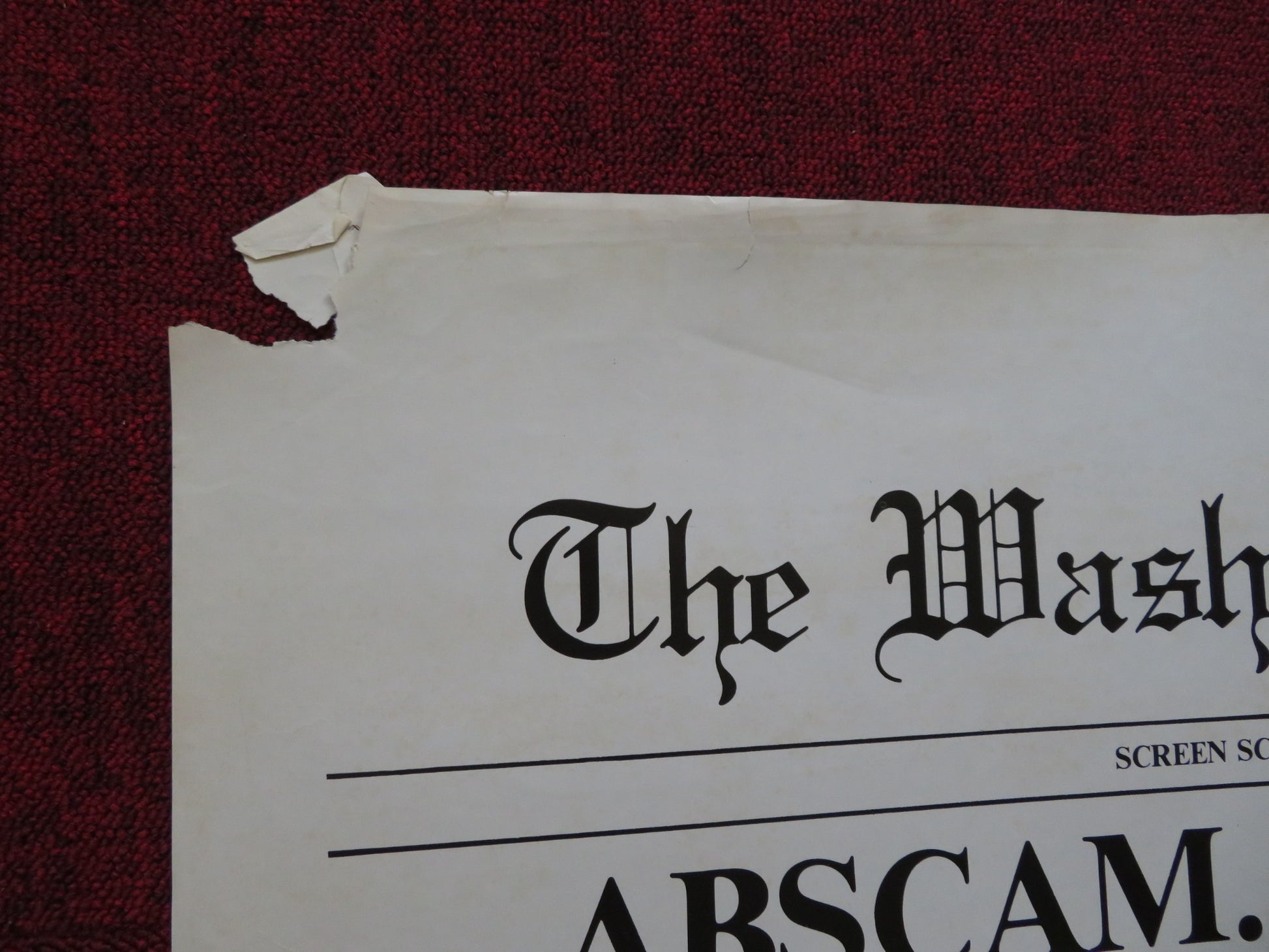 UNCLE SCAM FOLDED US ONE SHEET POSTER TOM MCCARTHY JOAN RIVERS 1981 - Rendezvous Cinema