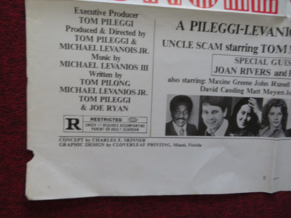 UNCLE SCAM FOLDED US ONE SHEET POSTER TOM MCCARTHY JOAN RIVERS 1981 - Rendezvous Cinema