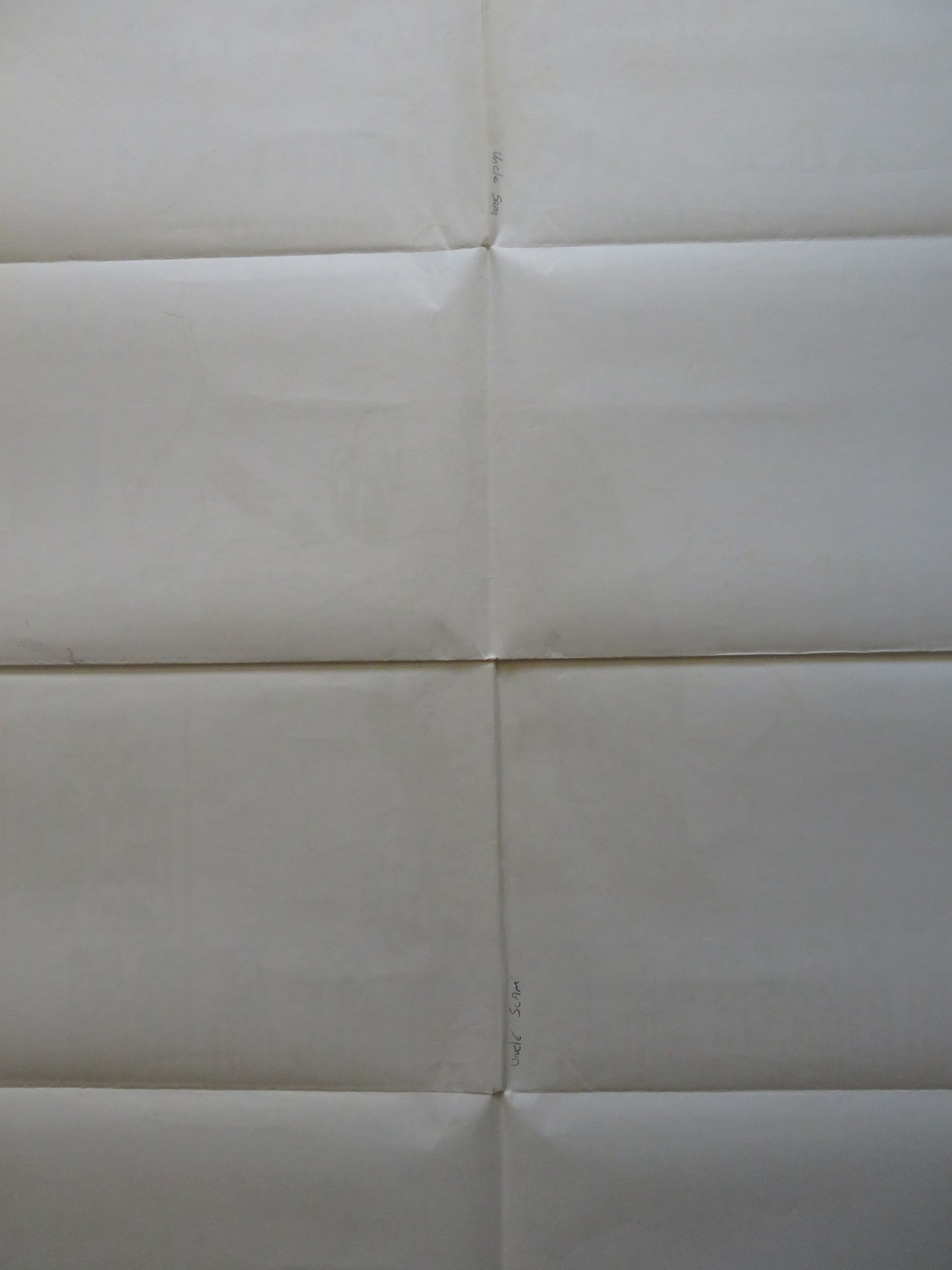 UNCLE SCAM FOLDED US ONE SHEET POSTER TOM MCCARTHY JOAN RIVERS 1981 - Rendezvous Cinema