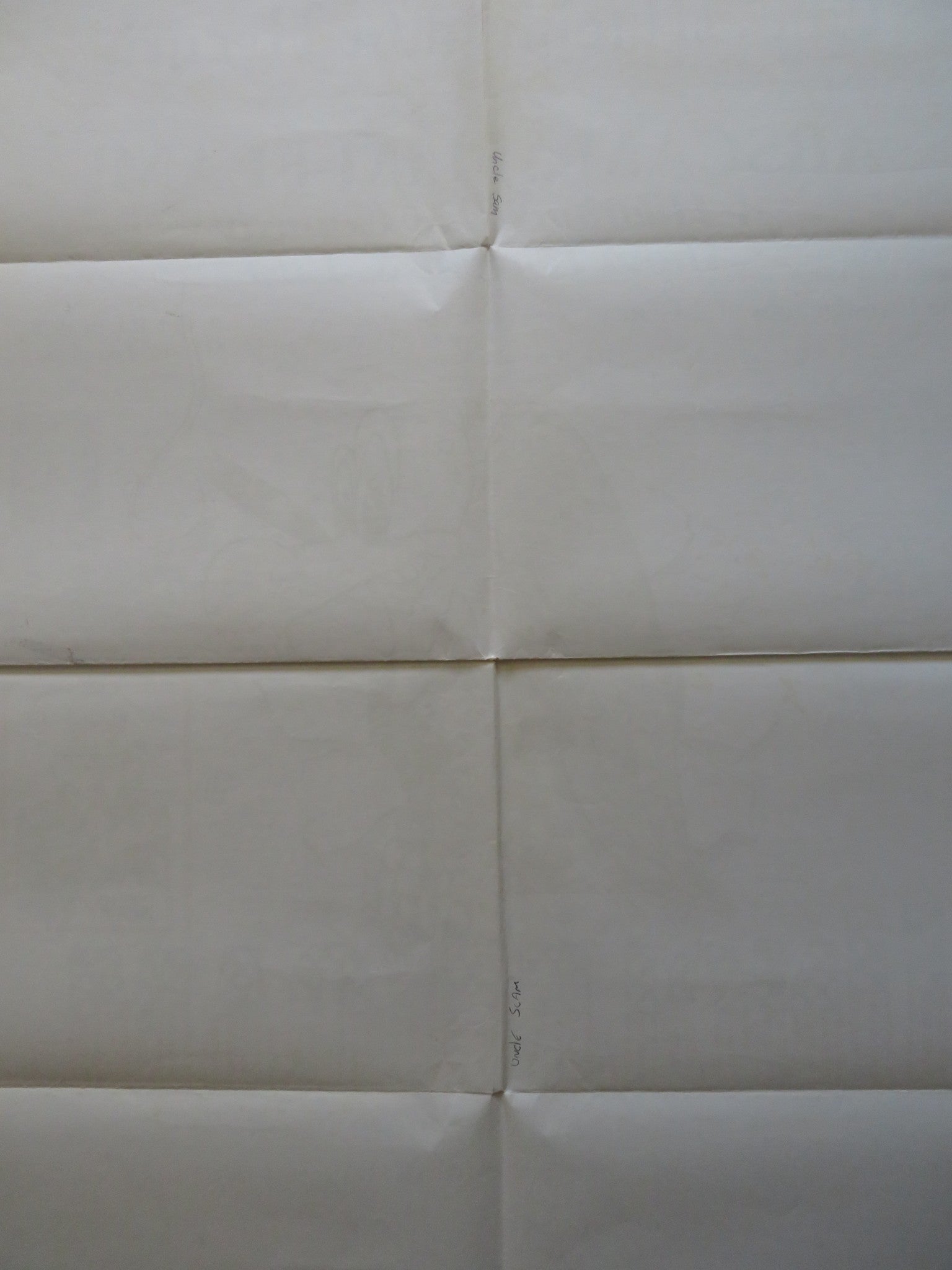 UNCLE SCAM FOLDED US ONE SHEET POSTER TOM MCCARTHY JOAN RIVERS 1981 - Rendezvous Cinema