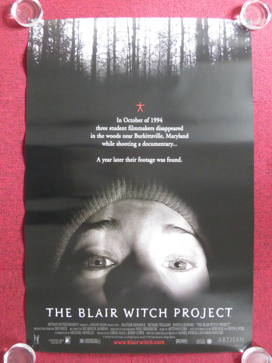 THE BLAIR WITCH PROJECT US ONE SHEET ROLLED POSTER HEATHER DONAHUE 1999