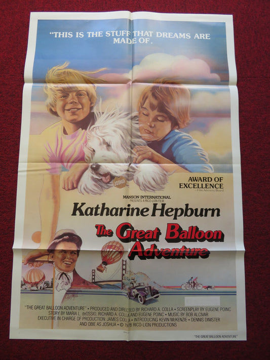 OLLY, OLLY, OXEN FREE FOLDED US ONE SHEET POSTER KATHERINE HEPBURN 1978 - Rendezvous Cinema
