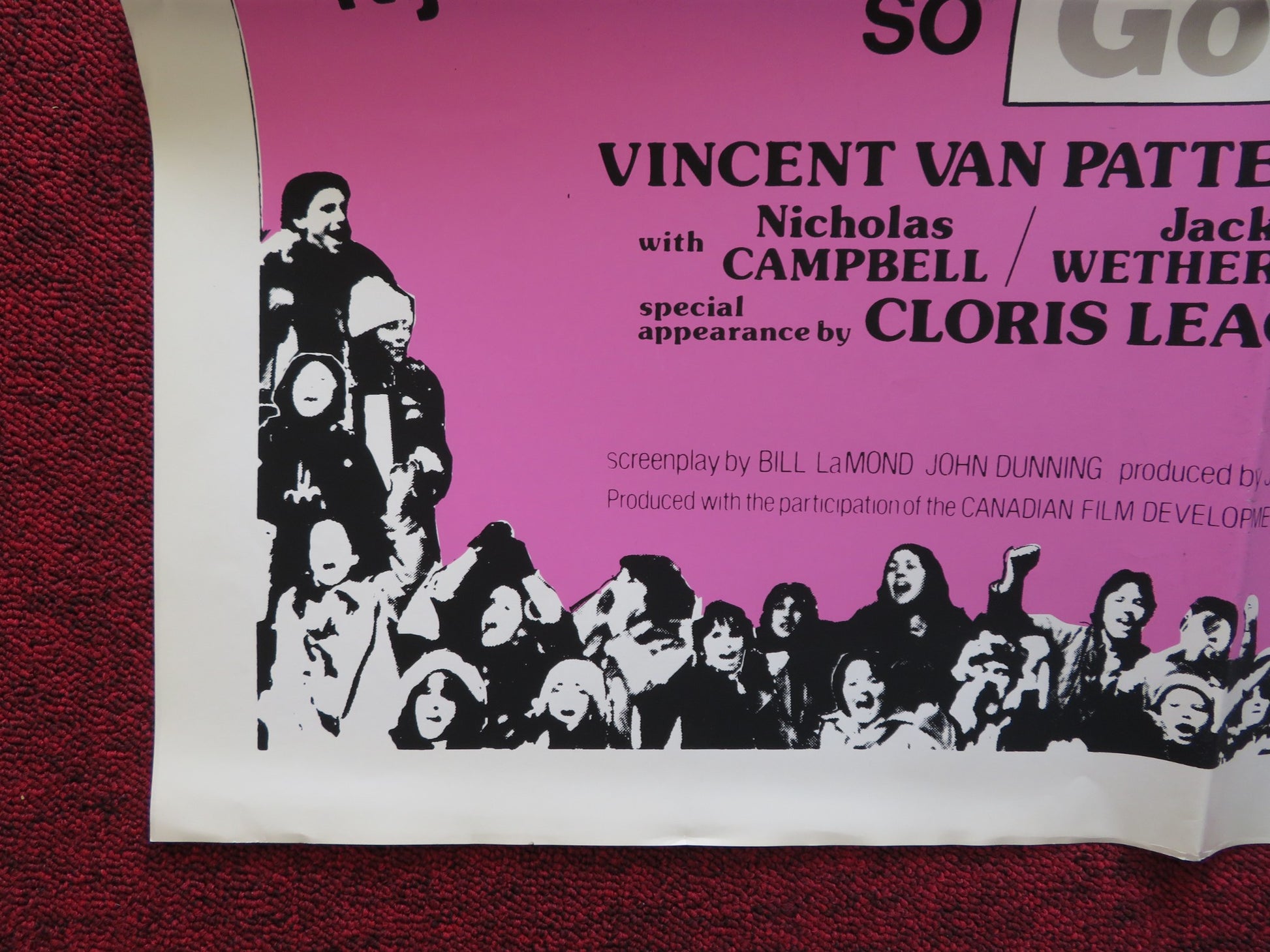 SCORING FOLDED US ONE SHEET POSTER VINCENT VAN PATTEN CLAIRE PIMPARE 1981 - Rendezvous Cinema