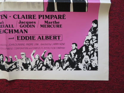 SCORING FOLDED US ONE SHEET POSTER VINCENT VAN PATTEN CLAIRE PIMPARE 1981 - Rendezvous Cinema