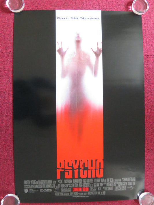 PSYCHO US ONE SHEET ROLLED POSTER VINCE VAUGHAN ANNE HECHE 1998