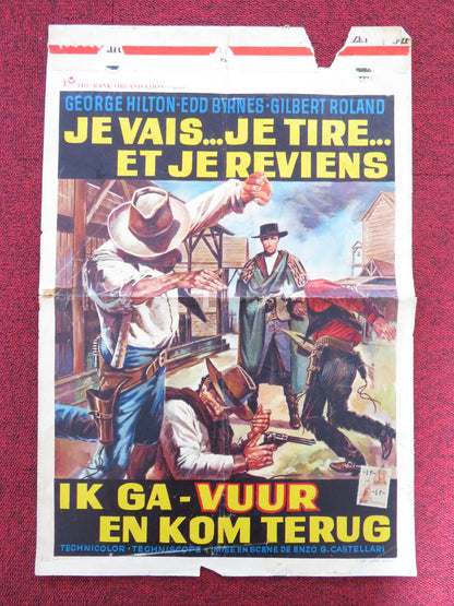 ANY GUN CAN PLAY BELGIUM POSTER GEORGE HILTON EDD BYRNES 1967 - Rendezvous Cinema