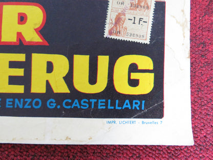 ANY GUN CAN PLAY BELGIUM POSTER GEORGE HILTON EDD BYRNES 1967 - Rendezvous Cinema