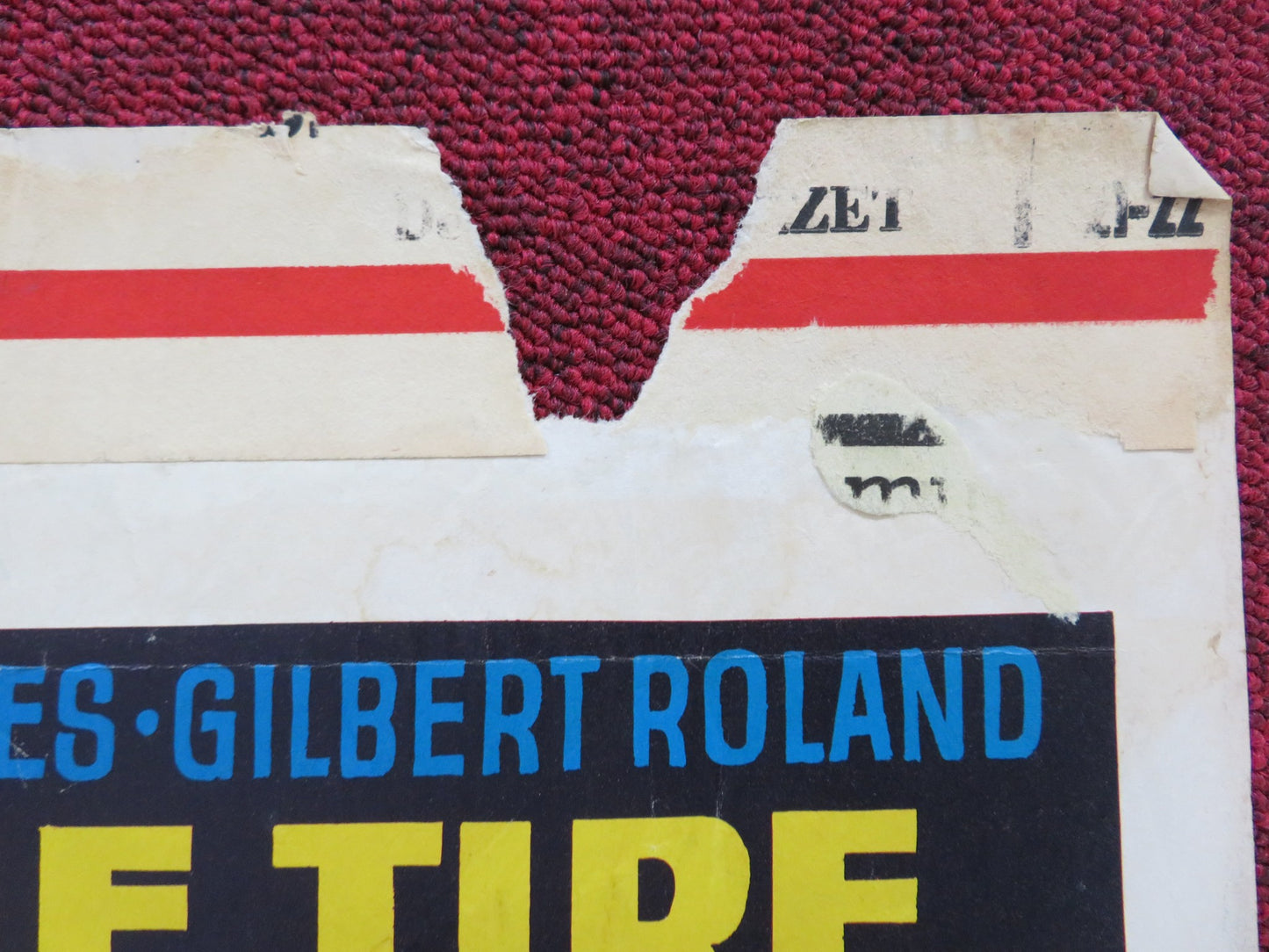 ANY GUN CAN PLAY BELGIUM POSTER GEORGE HILTON EDD BYRNES 1967 - Rendezvous Cinema