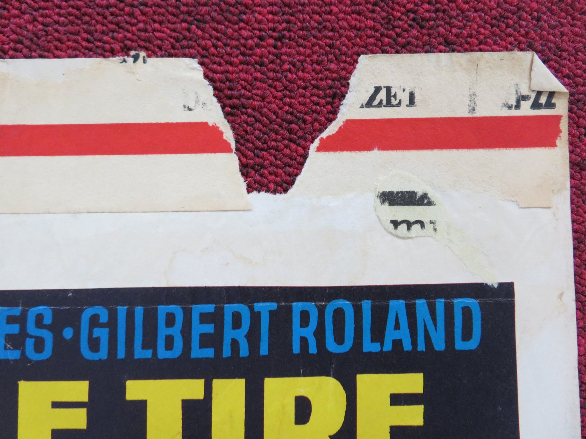 ANY GUN CAN PLAY BELGIUM POSTER GEORGE HILTON EDD BYRNES 1967 - Rendezvous Cinema