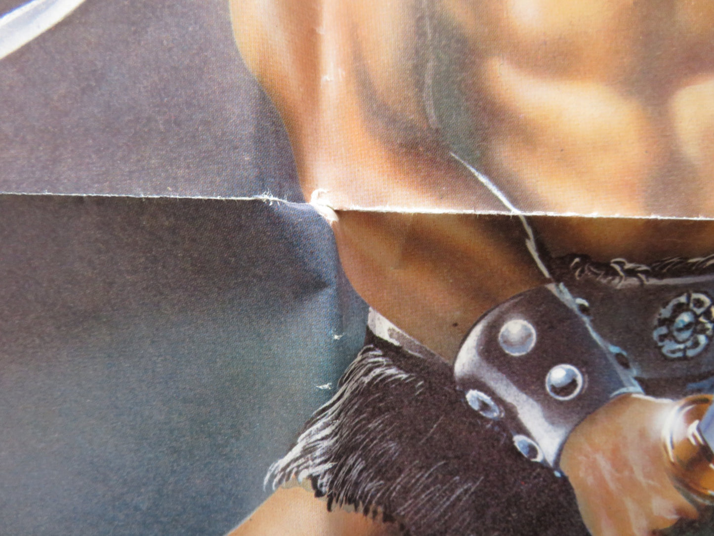 THE BLADE MASTER FOLDED US ONE SHEET POSTER MILES O'KEEFEE 1982 - Rendezvous Cinema