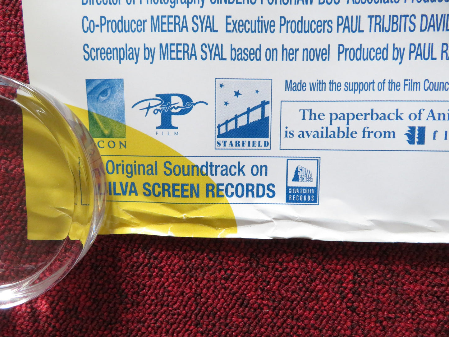 ANITA AND ME UK QUAD (30"x 40") ROLLED POSTER KABIR BEDI MAX BEESLEY 2002 - Rendezvous Cinema