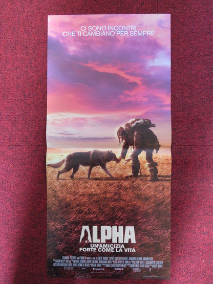 ALPHA ITALIAN LOCANDINA POSTER KODI SMIT-MCPHEE JOHANNES HAUKUR JOHANNESSON 2018 - Rendezvous Cinema
