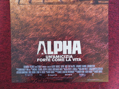 ALPHA ITALIAN LOCANDINA POSTER KODI SMIT-MCPHEE JOHANNES HAUKUR JOHANNESSON 2018 - Rendezvous Cinema